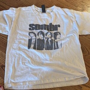 Kids White sombr T-Shirt